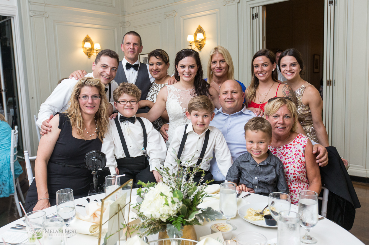 Family Portrait at Wedding