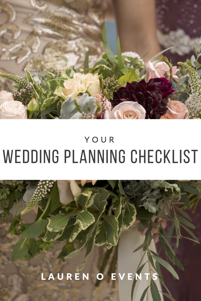 Lauren O Wedding Planning Checklist