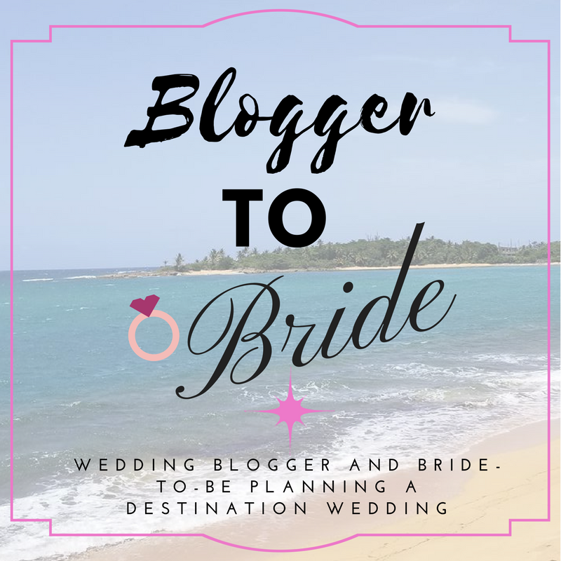 Blogger To Bride Graphic